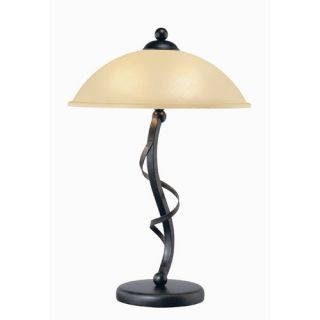 Lite Source Wavia 24 H Table Lamp with Bowl Shade