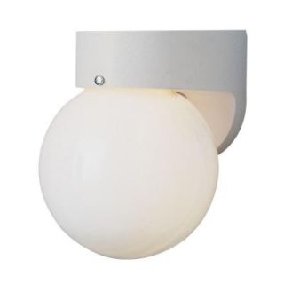 Bel Air Lighting Stewart 1 Light Outdoor White CFL Flush Mount PL 4750 WH