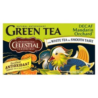 Celestial Seasonings Decaf Mandarin Orange Green Tea 20 ct, 6 pk