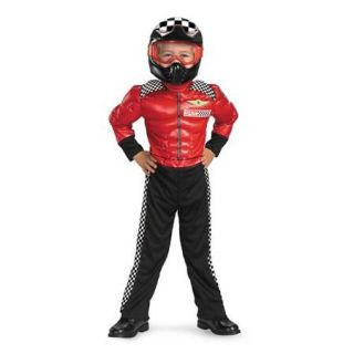 Boys Turbo Car Racer Muscles Halloween Costume Toddler Small 2T