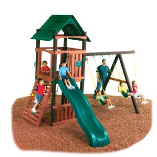 Swing N Slide Cimarron Residential Wood Playset