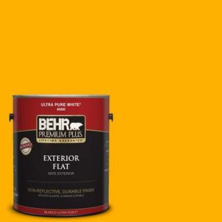 BEHR Premium Plus 1 gal. #S G 350 Desert Glow Flat Exterior Paint 430001