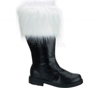 Mens Funtasma Santa 100   Black PU/Faux Fur