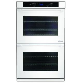 Dacor Distinctive Self Cleaning Convection Single Fan Double Electric Wall Oven (White Glass) (Common 27 in; Actual 27 in)