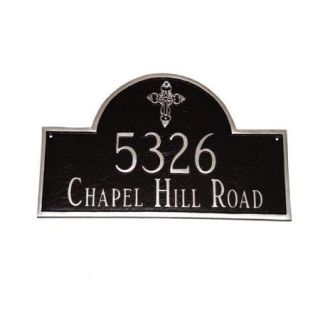 Montague Metal Products Inc. Classic Arch with Ornate Cross Address Plaque