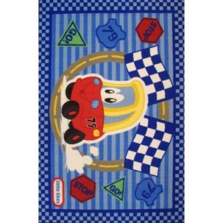 Little Tikes Cozy Coupe Multi Colored 39 in. x 58 in. Area Rug DISCONTINUED LT 13 3958