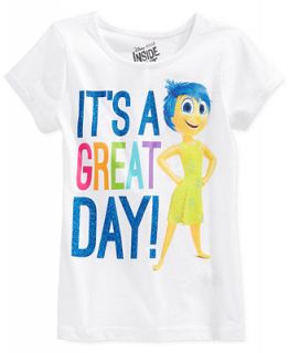 Disney Little Girls Inside Out Its A Great Day Joy T Shirt   Shirts