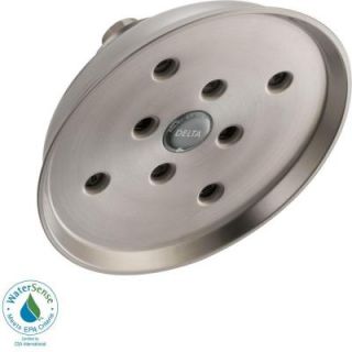 Delta 1 Spray 6 1/2 in. Raincan H2Okinetic Shower Head in Stainless RP70173SS
