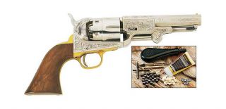 1851 Navy U.S. Marshal .44 Caliber Revolver and Starter Kit