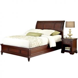 Home Styles Lafayette 2 piece Bedroom Set with Nightstand   King   7204024