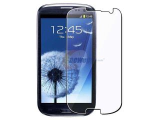 Insten Hybrid White Black Stand Silicone / Hard plastic Case Cover + Reusable Screen Protector compatible with Samsung  Galaxy SIII / S3