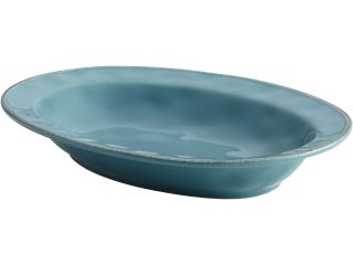 Rachael Ray 12 in. Oval Cucina Serving Bowl, Agave