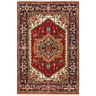 Serapi Heritage Hand Knotted Dark Copper Area Rug by Ecarpet Gallery