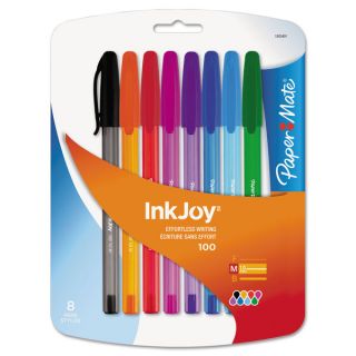 Paper Mate InkJoy 100 Stick Assorted Pen (5 Packs of 8)   17210916