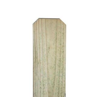 1/2 in. x 4 in. x 6 ft. Pressure Treated Pine Dog Ear Fence Picket 105690