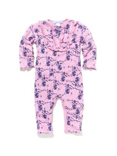 Winter Flower Ruffle Romper by Feather Baby
