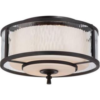 Filament Design Monroe 2 Light Dark Cherry Flushmount CLI GH8182208