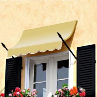 AWNTECH 12 ft. New Orleans Awning (31 in. H x 16 in. D) in Light Yellow NO21 12LY