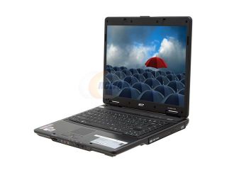 Acer Laptop TravelMate TM5520 5678 AMD Turion 64 X2 TL 58 (1.90 GHz) 1 GB Memory 120 GB HDD ATI Radeon X1250 IGP 15.4" Windows Vista Business