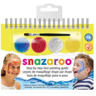 Snazaroo Step By Step Face Painting Kit Sea Life   16841079