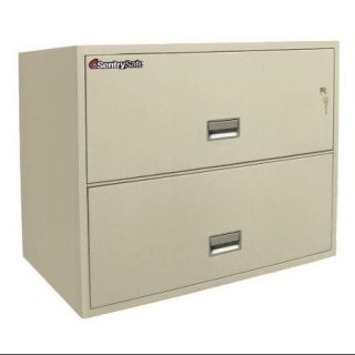 Sentry Safe 2l3610p Lateral Fire File Cabinet   36" X 20.5" X 27.6"   2 X File Drawer[s]   Letter, Legal   Fire Proof, Security Lock   Putty (2L3610P)