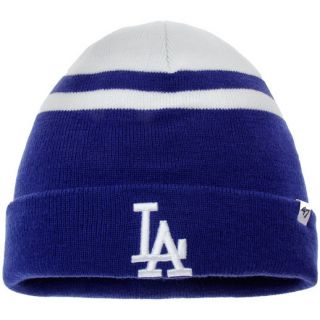 47 L.A. Dodgers White Cedarwood Cuffed Knit Hat