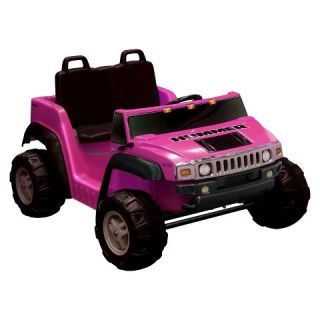 Kid Motorz Hummer H2 12V Two Seater Ride On   Pink
