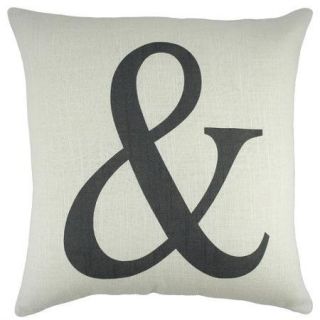 TheWatsonShop Ampersand Cotton Throw Pillow