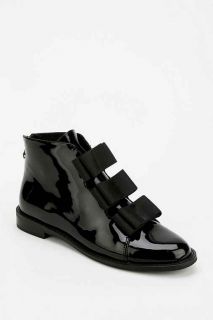 F Troupe Patent Bow Ankle Boot