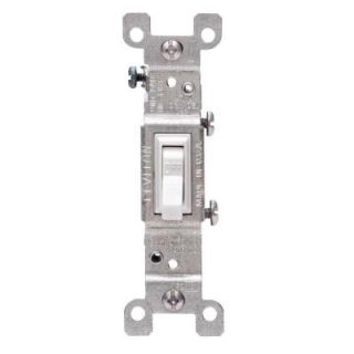 Leviton 15 Amp Single Pole Switch, White (10 Pack) M24 01451 2WM
