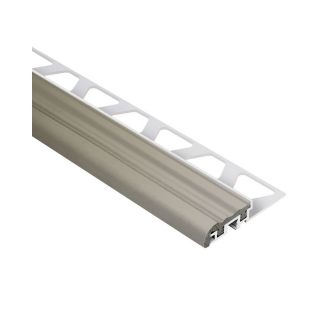 Schluter Systems 0.313 in W x 59 in L Aluminum Commercial/Residential Tile Edge Trim