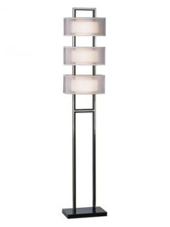 Amarillo Silver Accent Floor Lamp by Nova