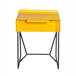 Sauder Soft Modern Collection End Table, Yellow Safron