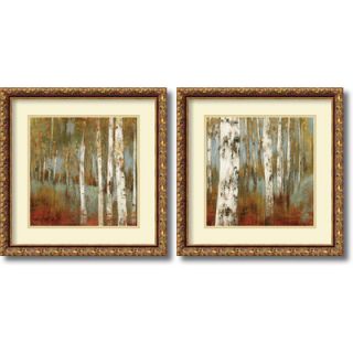 Alongthe Path by Allison Pearce 2 Piece Framed Painting Print Set by