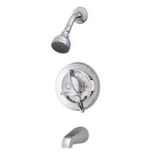 Symmons Temptrol Single Handle 1 Spray Tub and Shower Faucet in Chrome S 96 2