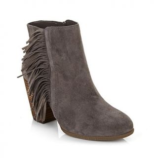 Vince Camuto "Hayzee" Suede Fringe Ankle Bootie   7787430