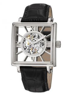 Winchester Stainless Steel Square Watch, 37mm by Stuhrling Original