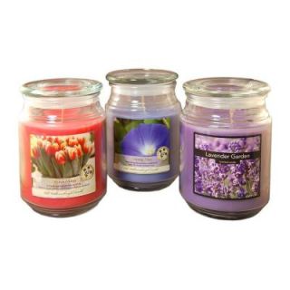 Lumabase 18 oz. Scented Candle Collection Floral (3 Count) 27003
