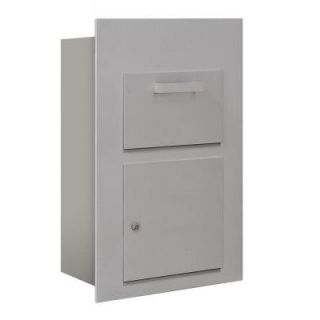 Salsbury Industries 3600 Series Collection Unit Aluminum USPS Front Loading for 5 Door High 4B Plus Mailbox Units 3600C5 AFU