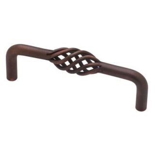 Liberty Forged Iron 3 3/4 in. (96mm) Venetian Bronze Wire Birdcage Cabinet Pull PN0534 VBR C