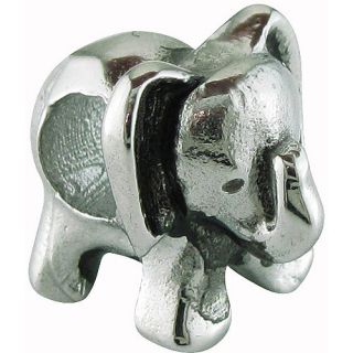 Connections from Hallmark Stainless Steel Lucky Elephant Charm