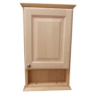 24 inch Ashley Series On the Wall Cabinet with 6 inch Open Shelf   3.5
