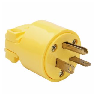 Pass & Seymour/Legrand 20 Amp 250 Volt Yellow 3 Wire Plug