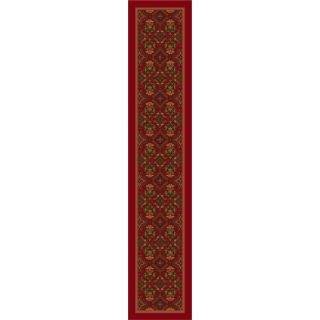 Milliken Red Tufted Runner (Common 2 ft x 11 ft; Actual 2.333 ft x 11.666 ft)