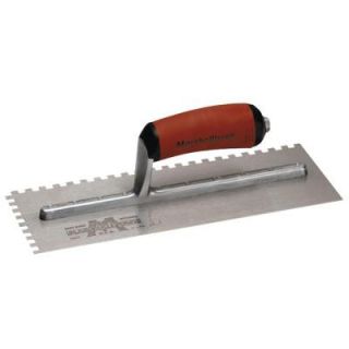 Marshalltown 1/2 in. x 3/4 in. Square Notch 4 1/2 in. Trowel 781SD
