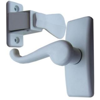 IDEAL Security Painted White Storm Door Lever Handle Set SKGLWH