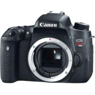 Canon Black EOS Rebel T6s Digital SLR Camera with 24.2 Megapixels (Body Only)
