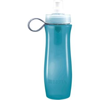 Brita Sport Water Filter Bottle with 1 Filter, 20 Ounce, Dark Turquoise, BPA Free