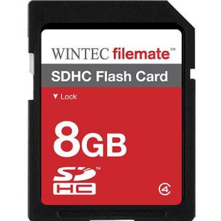 Wintec FileMate 8GB SDHC Secure Digital Flash Memory Card