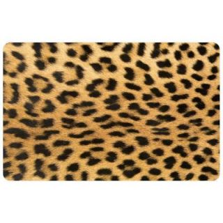 Bungalow Flooring Multi Color 23 in. x 36 in. Neoprene Leopard Door Mat 20468262336